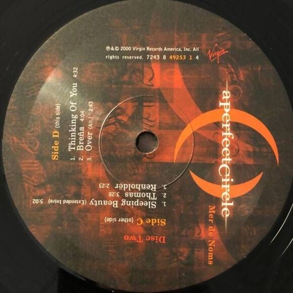 **HOST PICK!!** A Perfect Circle Mer De Noms - 180gram US 2-LP vinyl set - Picture 10 of 12